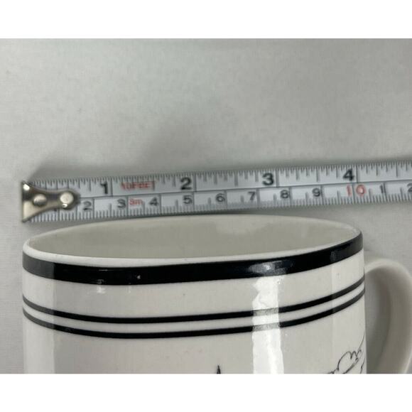 Toronto Canada Coffee Tea Cup Black White Skyline Elby Made In Canada - Picture 7 of 9